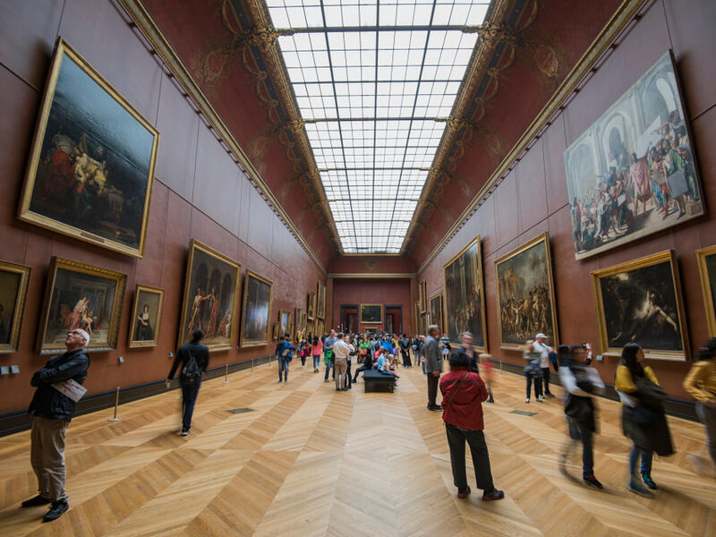 People Visiting the Louvre Museum. (Shutterstock/ File)