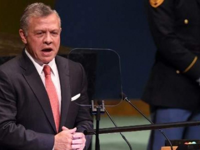 Jordan's King Abdullah II addresses the 73rd session of the General Assembly at the United Nations. (AFP/File)