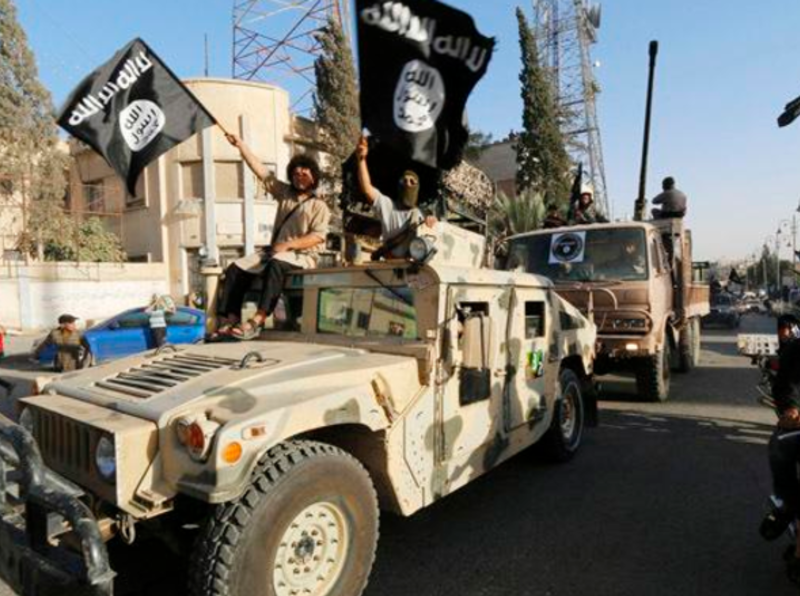 Daesh is known for its deadly use of humvees as suicide bombs (Twitter)