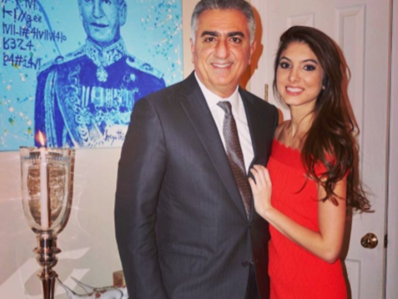 Reza Pahlavi's daughter Noor Pahlavi has also made the headlines recently due to her popular instagram following.(instagram)