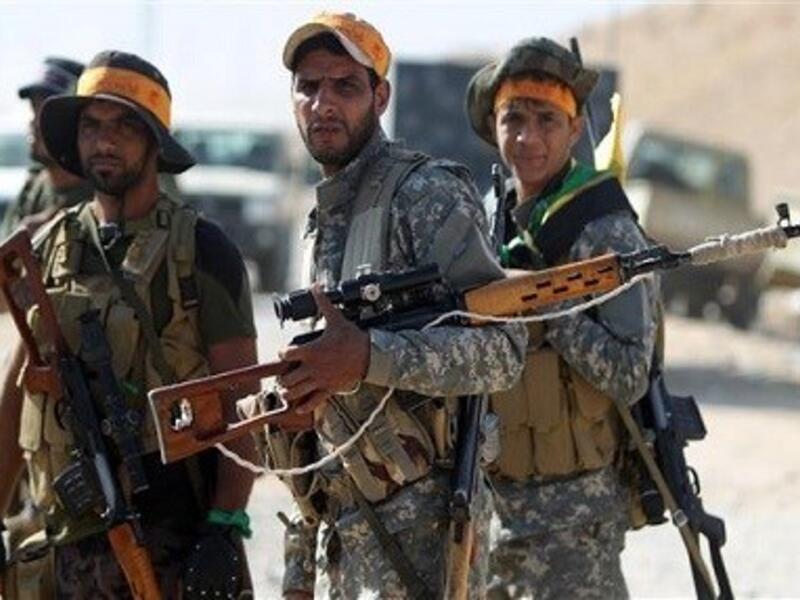 Shiite fighters of the Popular Mobilization Forces (Hashd al-Shaabi). (AFP/ File)