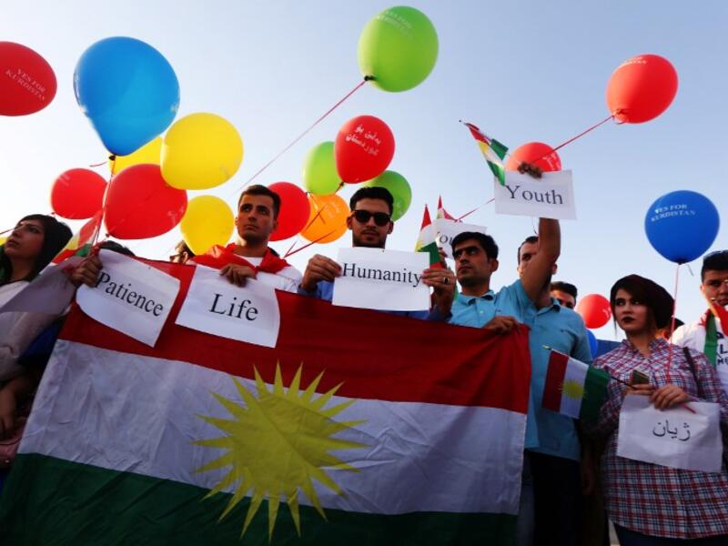 Iraqi Kurds announced an overwhelming "yes" for independence on Wednesday following a referendum that has incensed Baghdad (Safin Hamed/AFP)