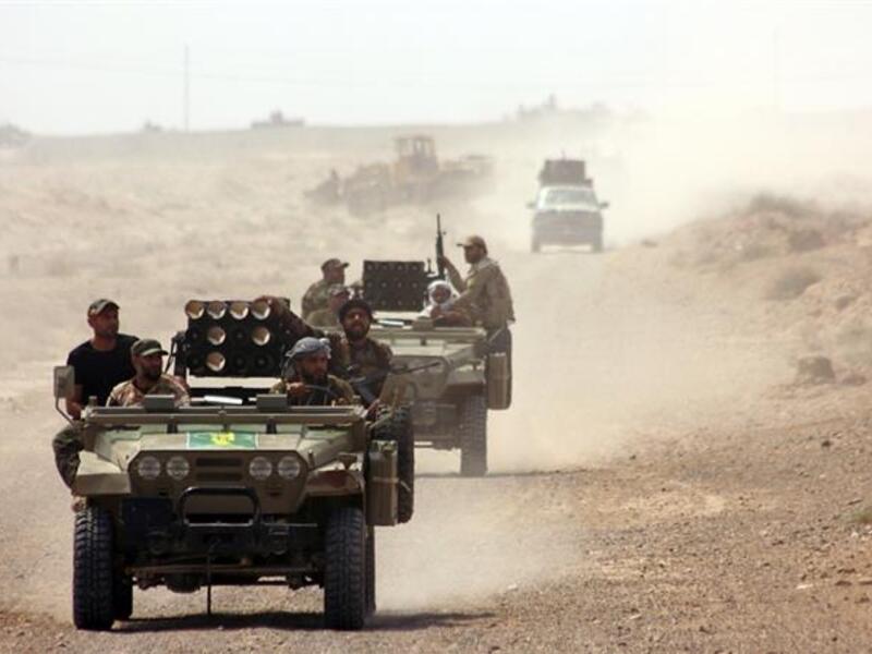 Iraqi government forces on patrol in the Anbar province. (AFP/File)