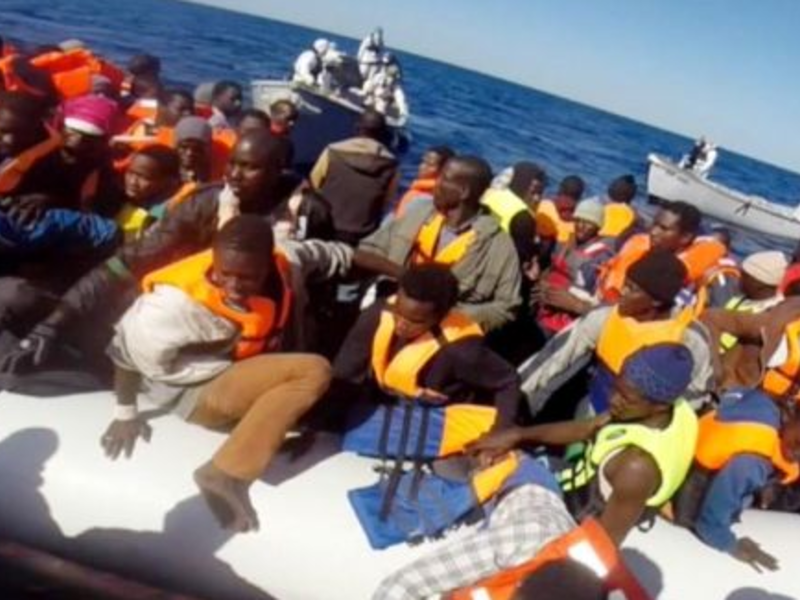African migrants rescued by the Italian coast guard. (AFP/File)