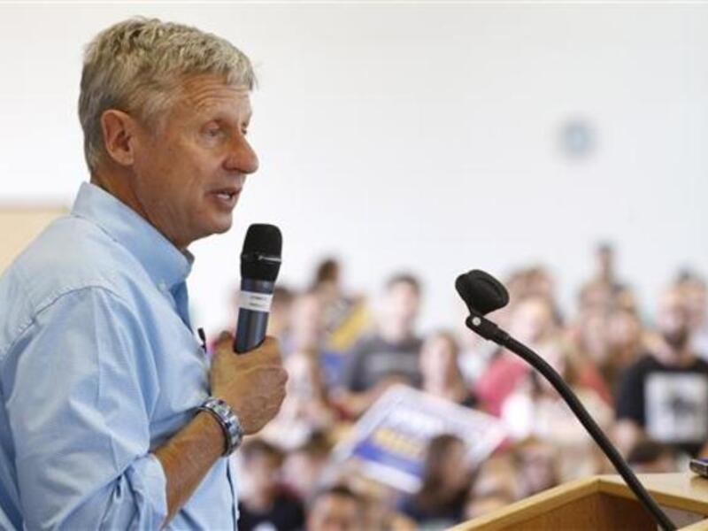 US Libertarian Party presidential candidate Gary Johnson (AFP/File)