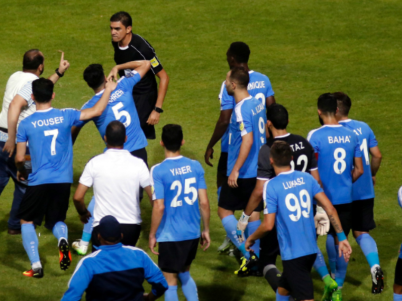The fans were accused of rioting and vandalism after the final encounter. (twitter) 