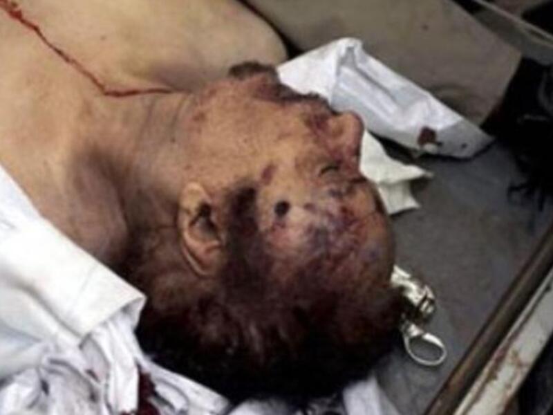 Body of Gaddafi