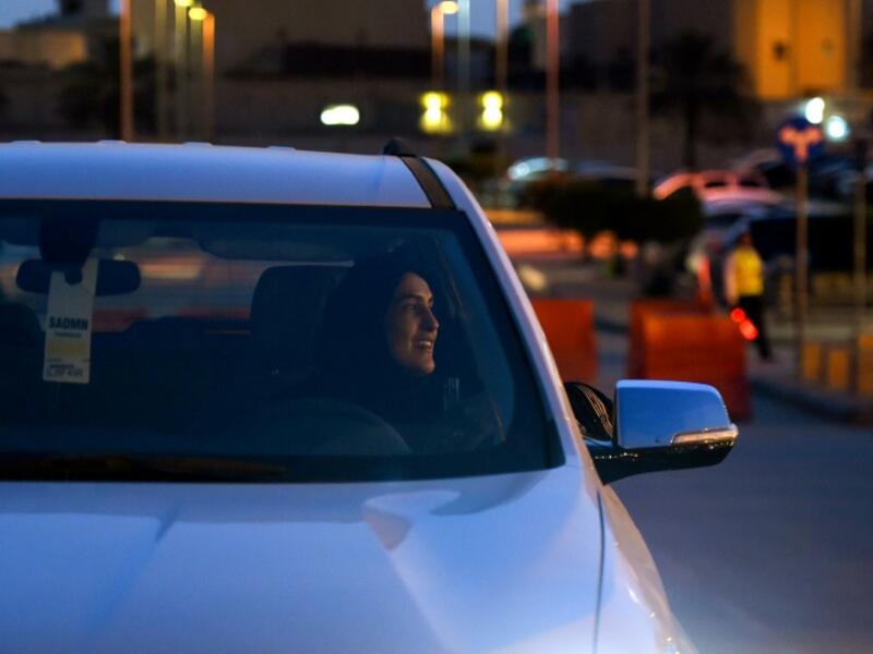 Ten Saudi women received their driving licenses for the first time preparing for June 24, when the ban lifting will start taking effect. (AFP/File Photo)
