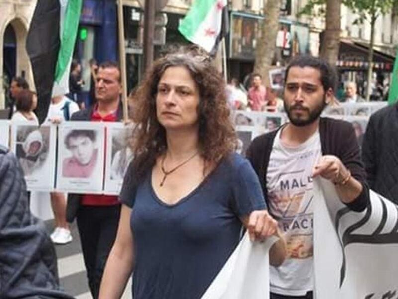 May Scaff, (1969-2018) was announced dead on Monday in her house in exile. She is suspected of being assassinated by the Assad regime due to her activism in the Syrian Revolution 2011. (Twitter)