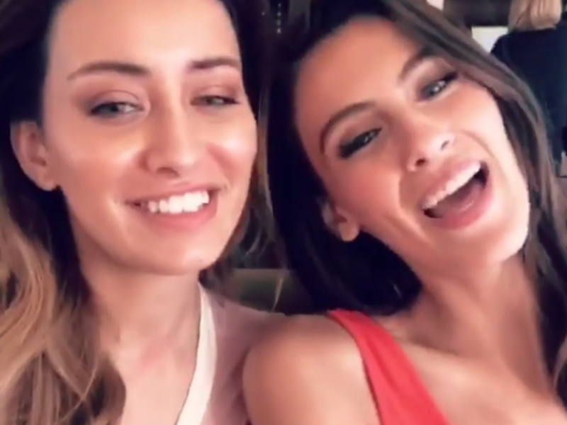Sarah Idan posted an Instagram video from Jerusalem with her Israeli counterpart. (Screenshot/Instagram)