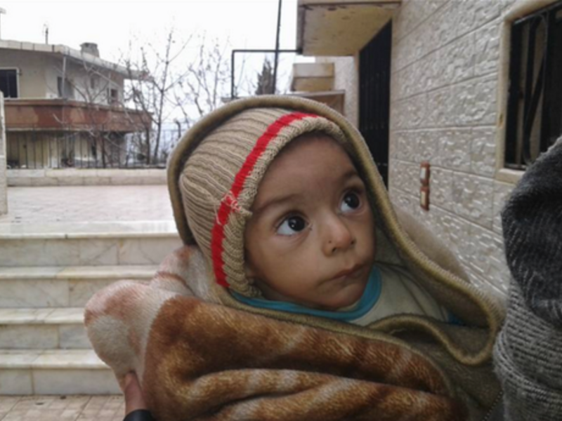 Photographs of children starving to death under government siege in towns like Madaya shocked international observers (Twitter)