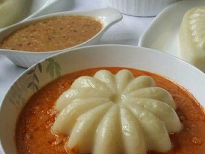 Sudanese porridge 'Al-Aseda': Sudanese people do this dish after they come back from Eid prayers. (Twitter)