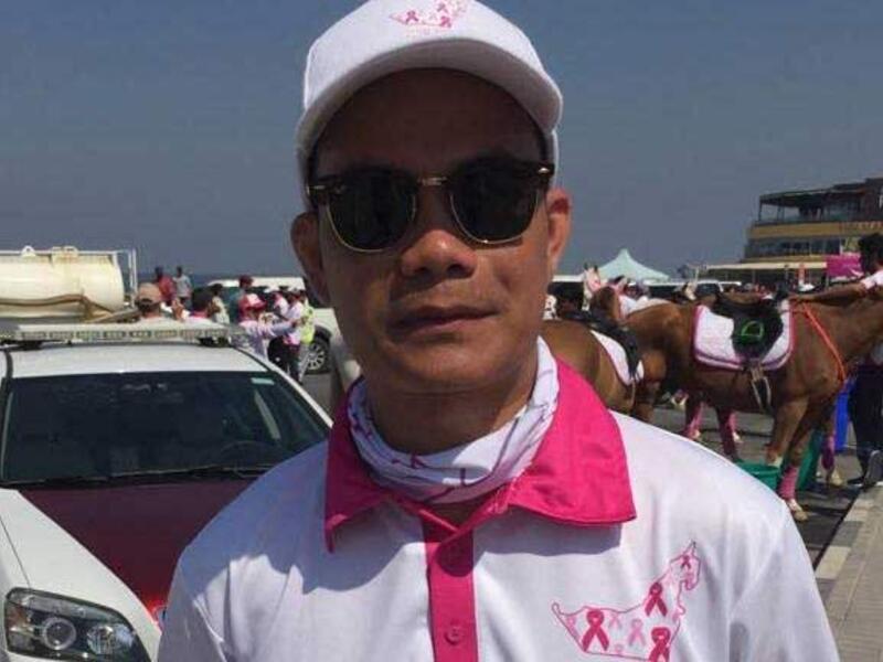 Men also took part of the awareness month in UAE. (Twitter)