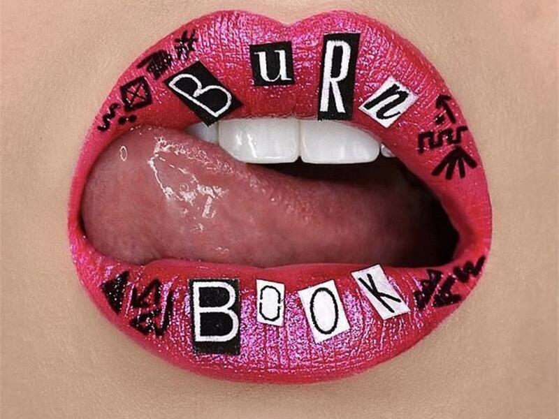 Minnie McGee,  25, got more than 50,000 Instagram followers for her incredible creations using her lips as a canvas. (Minnie McGee/ Instagram)