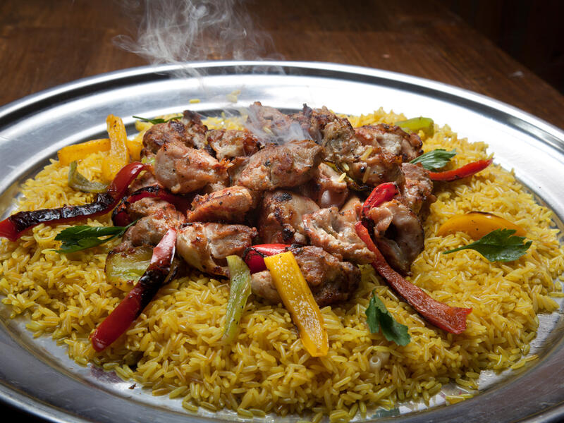Kabsa is a family of mixed rice dishes that originates from Saudi Arabia. (Shutterstock/ File)