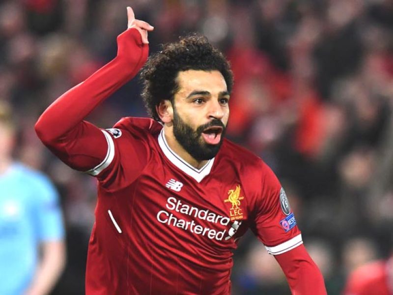 Mohamed Salah, Egyptian seasonal top scorer at 41 goals for his Liverpool Football Club. (AFP/File Photo)	