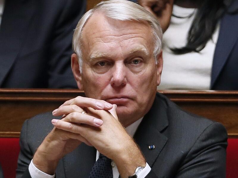 French Foreign Minister Jean-Marc Ayrault. (AFP/Patrick Kovarick)