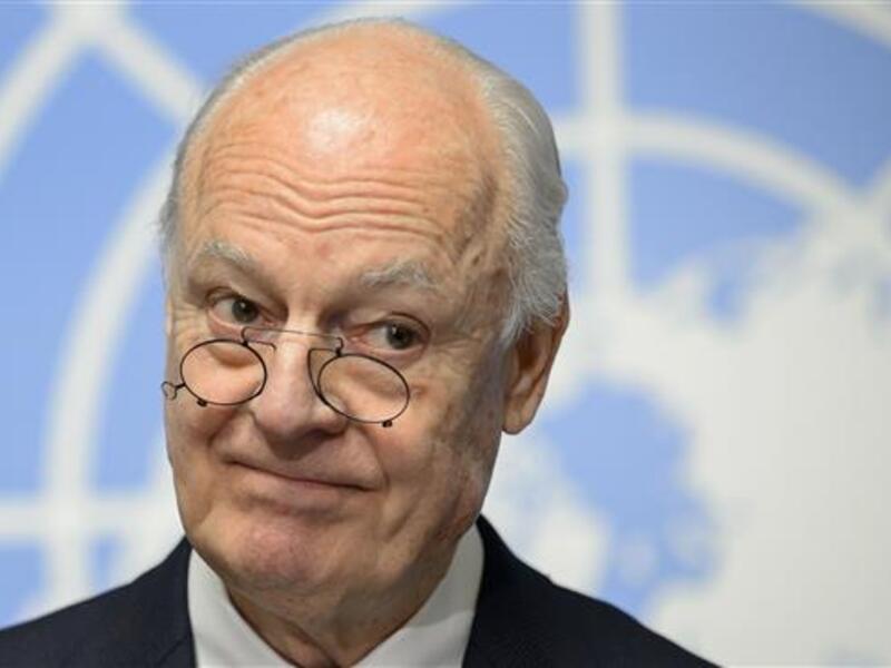 De Mistura is due to hold meetings on Friday with the delegations. He says it would be his "dream" to bring them back together for direct talks, but there is still work to be done. (AFP/File)