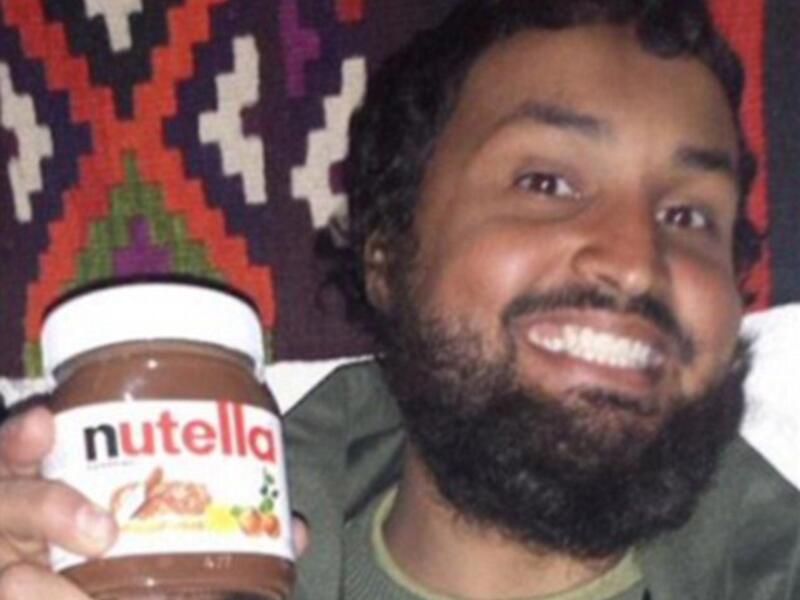 The British man posted a photograph of himself holding a jar of the popular hazel and chocolate spread in a bid to taunt the West about the 'five star' lifestyle of militants in Syria. (Courtesy photo)
