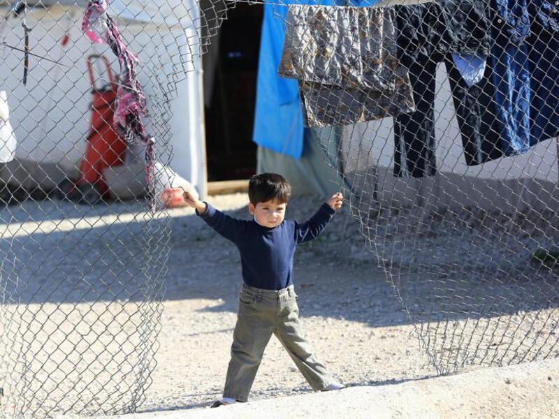 A Syrian Refugee child is pictured at the refugee camp in Osmaniye on December 15, 2015. Turkey is home to at least 2.2 million Syrian refugees. (AFP/File)