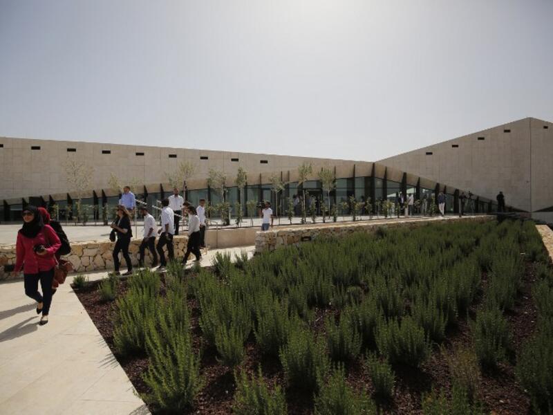 The idea for the museum dates back to 1997, four years after the Oslo peace accords established the Palestinian Authority and were in theory meant to lead to an independent Palestinian state. (AFP/Abbas Momani)