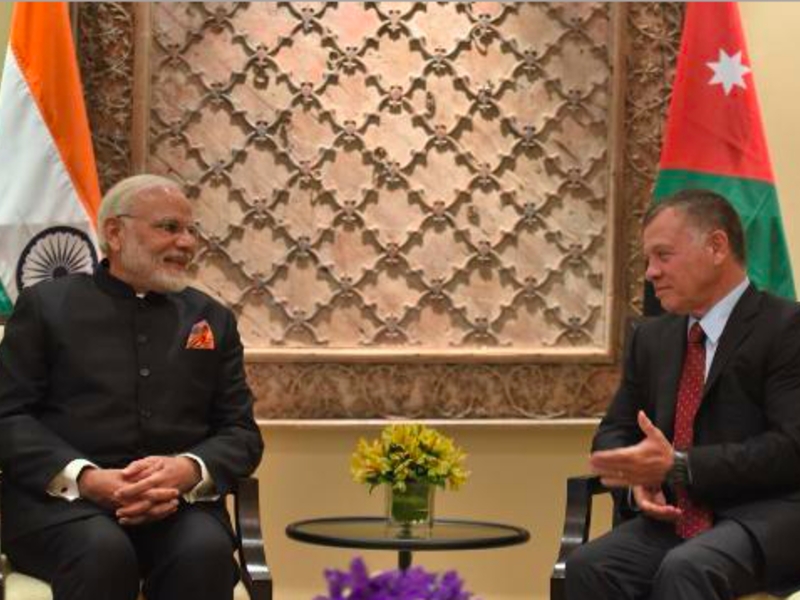India gears up to welcome the King of Jordan Abdullah II bin Al-Hussein who is on a 3-day visit to the country starting on February 27 /AFP