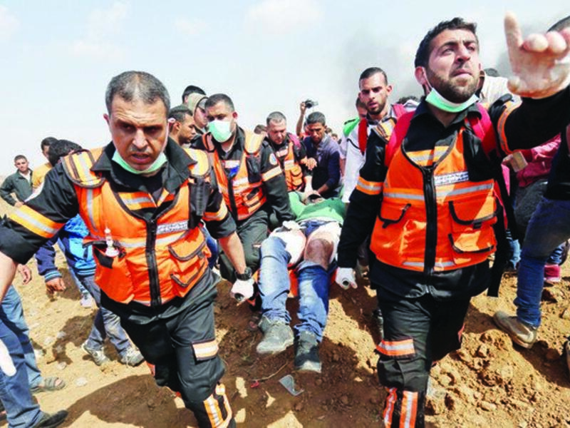 Israeli atrocities against Palestinian civilians have caused global outrage. (AFP/ File Photo)