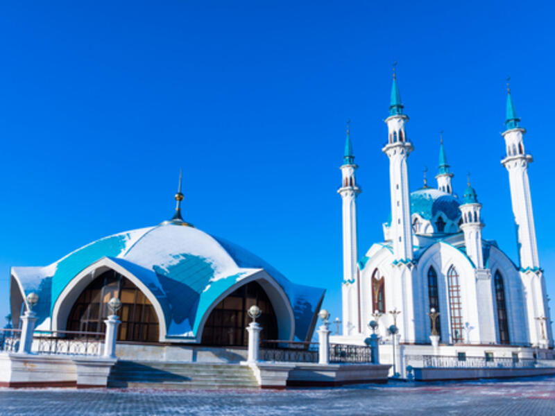 Kul Sharif Mosque in Kazan, Tatarstan, one of the largest mosques in Russia. (Shutterstock)