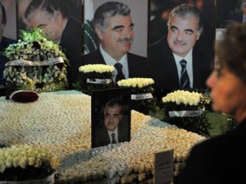 Mourners pay respects on the anniversary of Rafik Hariri's death. (AFP/File)