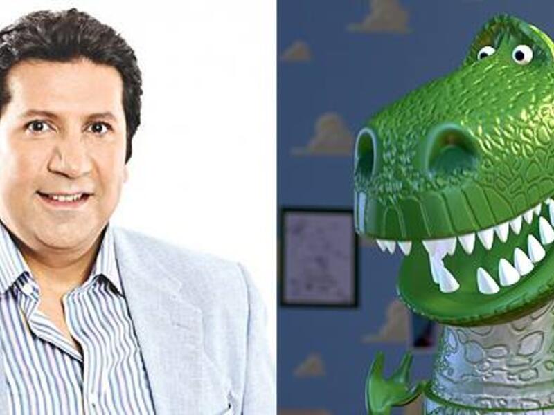 الكوميديان هاني رمزي قدم شخصية ركس في الفيلم الشهير حكاية لعبة الجزء الأول والجزء الثاني.
