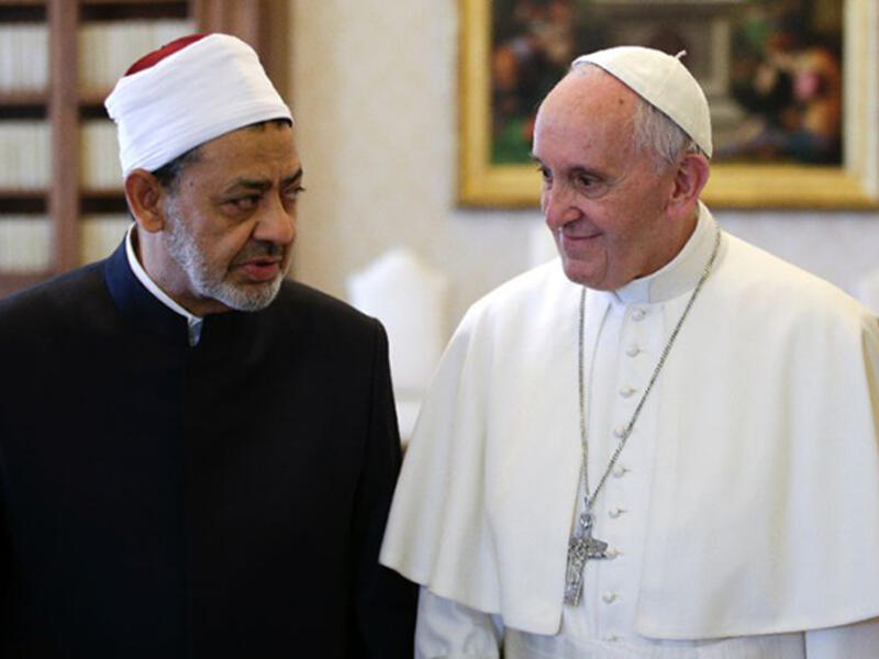 Earlier this year, Pope Francis met with the grand imam of Al-Azhar, Sheikh Ahmed al-Tayeb, after a long break in relations between the two institutions. Al-Azhar previously broke off relations with the Vatican to protest comments made by then-Pope Benedict XVI.