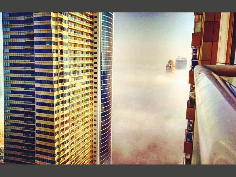 The Sulafa Tower is a 75-storey luxury apartment building in the Dubai Marina district. It is 285m tall with over 700 hundred apartments and offers several health club facilities. It provides its residents with a view over sea, Palm Jumeirah as well as Internet and Media City. The building was completed in 2010 by the TAV group.