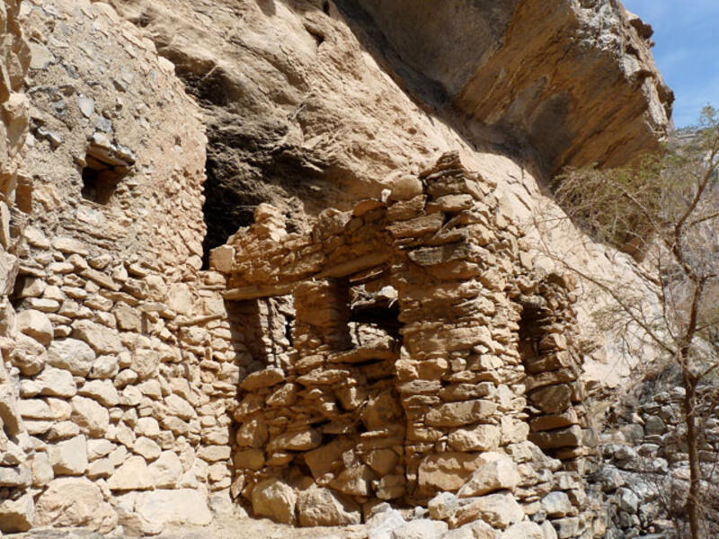 Oman’s Sap Bani Khamis is an empty village scattered along the massive ledge of  Oman's "Grand Canyon." The boxy cliff dwellings and impressive orchards were home to fifteen families until the 1970s, when Sultan Qaboos bin Said’s new leadership changed the country drastically and forced them to relocate. 