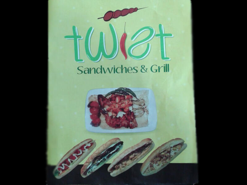 twist restaurant menu