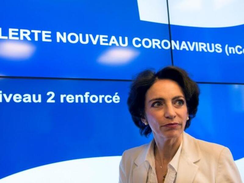 French Social Affairs and Health Minister Marisol Touraine visits the French Health Protection Agency (Institut de veille sanitaire, InVS) on May 12, 2013, in Saint-Maurice, outside Paris, after a man contracted a deadly new SARS-like virus after having come into contact with another man confirmed to have been infected. (Bertrand Langlois/AFP)
