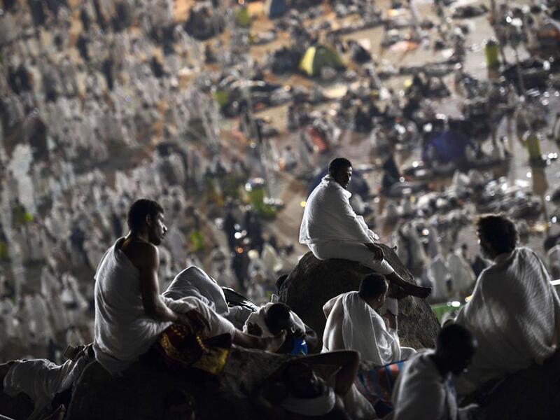 Mount Arafat is the place where the Islamic prophet Muhammed stood and delivered the Farewell Sermon to the Muslims who had accompanied him for the Hajj towards the end of his life. (Twitter)