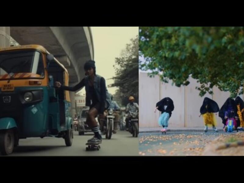 Skateboards and roller-blades: Indian and Saudi women united in defiance 