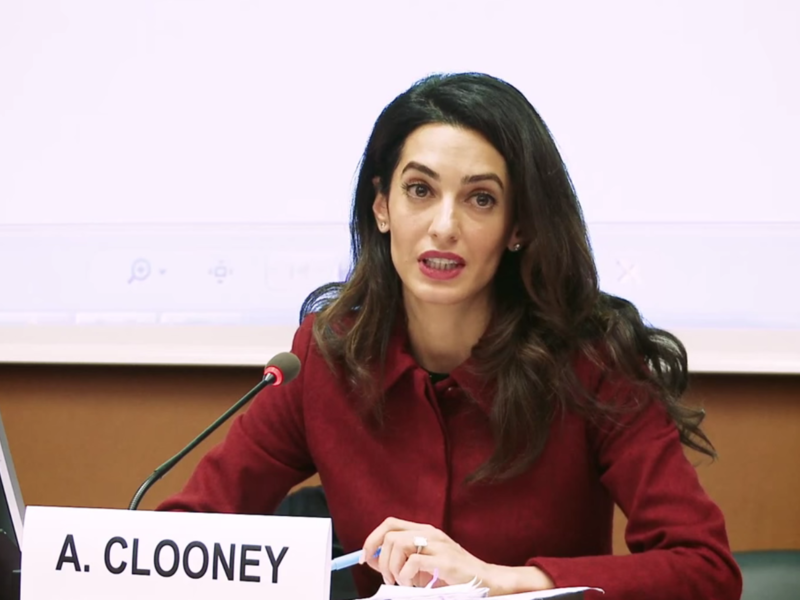 Amal Clooney releases video message in support of jailed former Maldivian President Mohamed Nasheed. (YouTube)