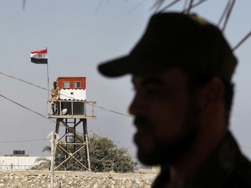 Egyptian soldiers on duty in the Sinai Peninsula. (AFP/File)