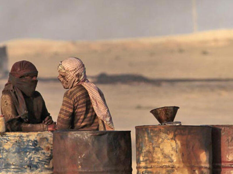 syria damascus oil barrels