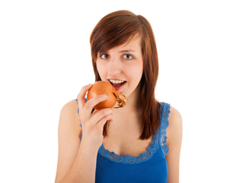 break your fast with an onion