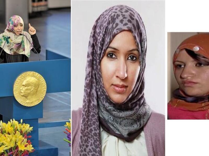 سميرة إبراهيم ومنال الشريف وتوكل كرمان