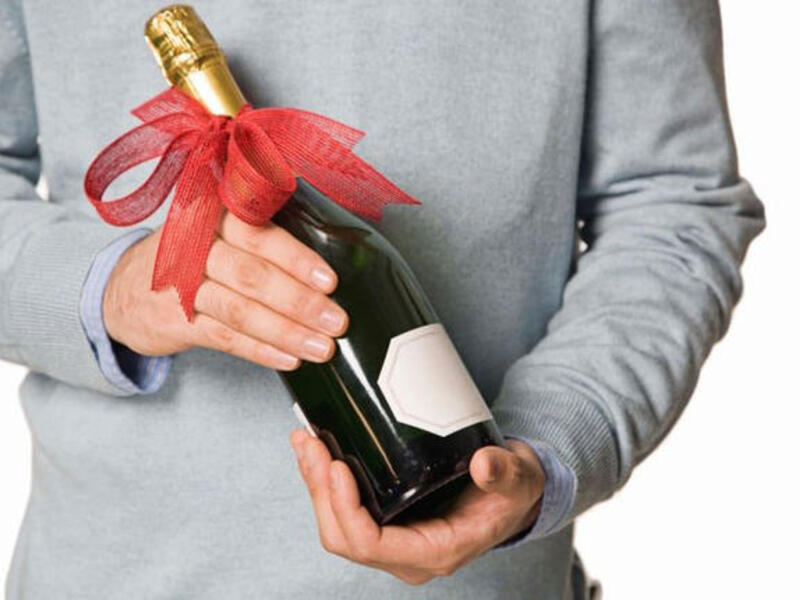 bring a bottle of wine 