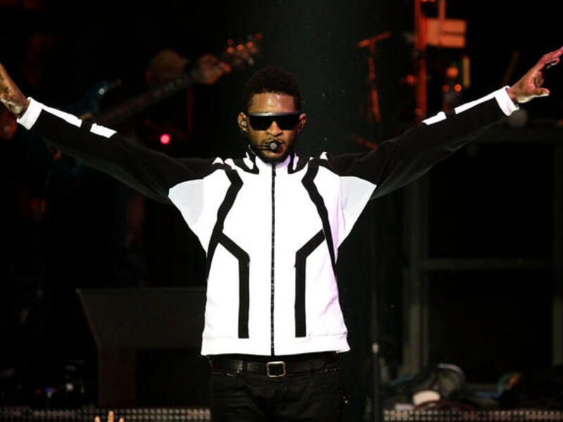 Usher- feeling very wracked with guilt after learning the identity behind his New Year's gig 2009 and of his compliance in a Gaddafi party.