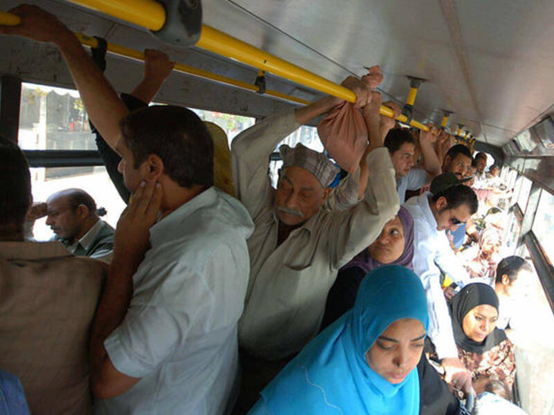 crowded bus