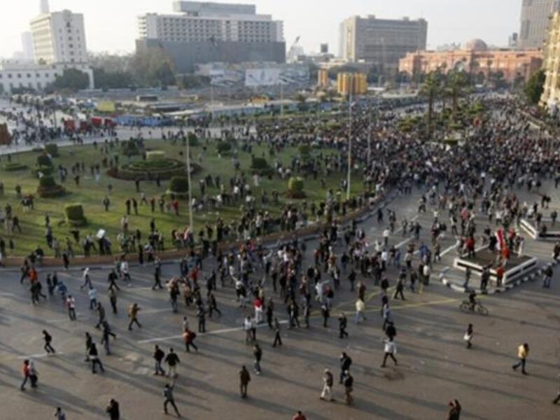 The streets are filled with angry protestors.