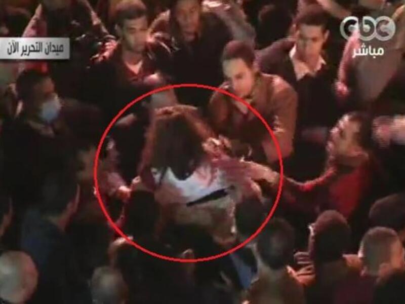 Tahrir demands more departures, in an aggressive show of unwelcome:
The ousting of Aliaa Mahdy, the 'naked blogger', from the square- came ahead of today's show of elections. Mubarak may 
have been the first departure but he is not the last to be unceremoniously expelled from this 'demanding' square.  

