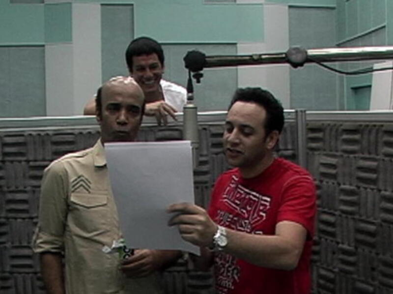 Mustafa Kamar is celebrating his new radio show, "Fares al Zaman al Sa'eed" (The joyful night).