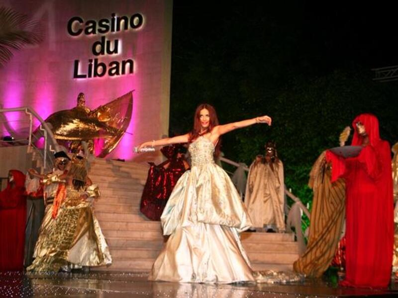 Artiste Dominique Hourani and her dance troupe enchant their audience at Casino du Liban in Jounieh, North of Beirut. 