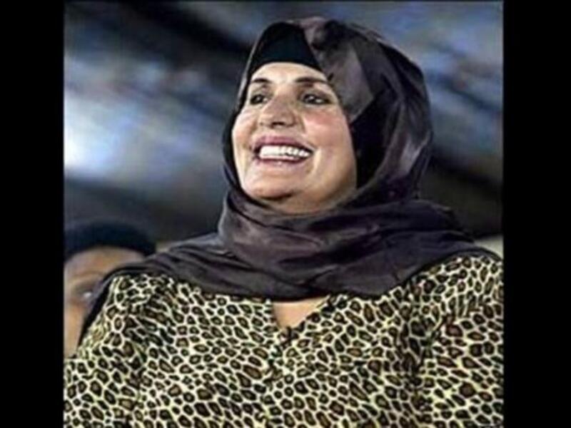 Libya: Safiya Farkas, has a reputation as shopaholic. Mrs.Gaddafi and daughter indulged in daily shoppingsprees. Notorious for chartered jet travel, bulging shoppingbags, flagged by motorcade of Mercedes.